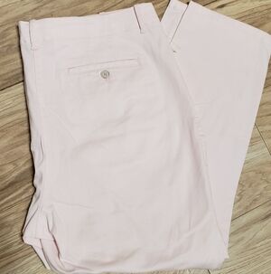 J.Jill Chino Pastel Pink Size 16 Pant 97%cotton 3%spandex Summer